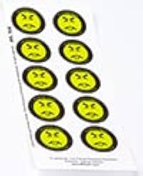 Amazon.com : Mr. Yuk Stickers (20 Sheets) : Toys & Games